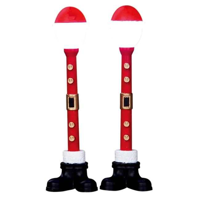 lemax-santa-street-lamp-lot-de-2-r-verb-res-de-no-l image 1