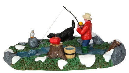 lemax-stream-fishing-set-of-3-p-cheurs-ruisseau-miniatures image 3