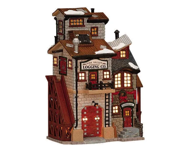 lemax-pine-valley-logging-co-b-timent-miniature-de-village image 1