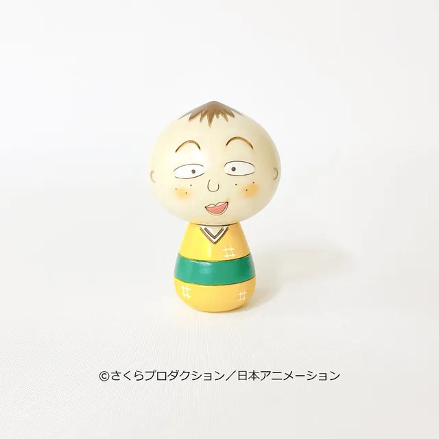 usaburo-kokeshi-chibi-maruko-chan-nagasawa-kun-kokeshi-personnage-8-cm image 1