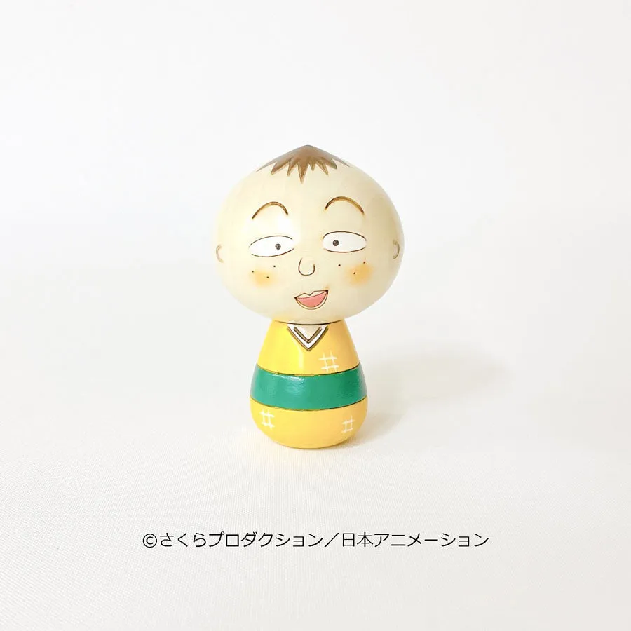 usaburo-kokeshi-chibi-maruko-chan-nagasawa-kun-kokeshi-personnage-8-cm image 1
