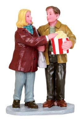 lemax-movie-night-figurine-miniature-cin-ma image 2