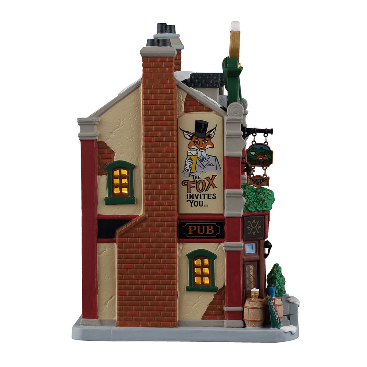 lemax-the-trottin-fox-pub-pub-miniature-caddington image 2