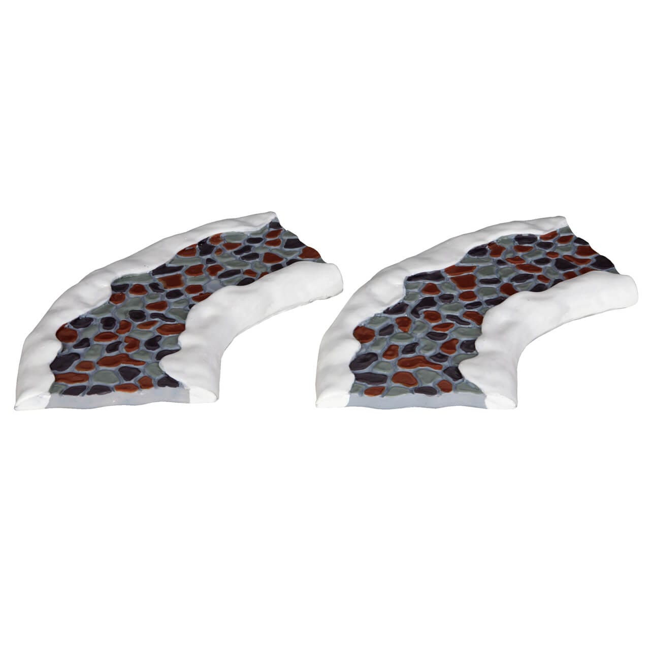 lemax-2-pc-stone-road-curved-route-pav-e-courbe-miniature image 1