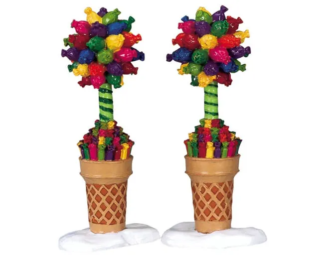 lemax-toffee-topiary-d-cor-miniature-topiaire-gourmande image 1