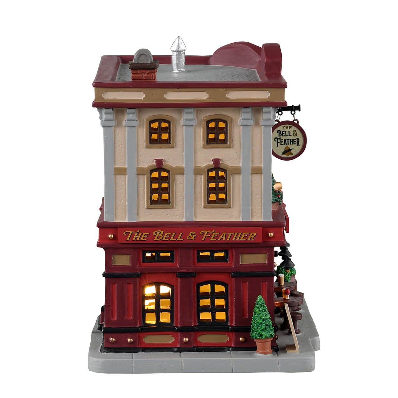 lemax-the-bell-feather-pub-caddington-miniature image 2