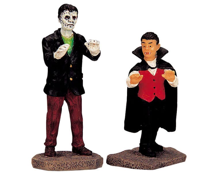 lemax-vampire-and-zombie-figurines-miniatures-spooky-town image 2