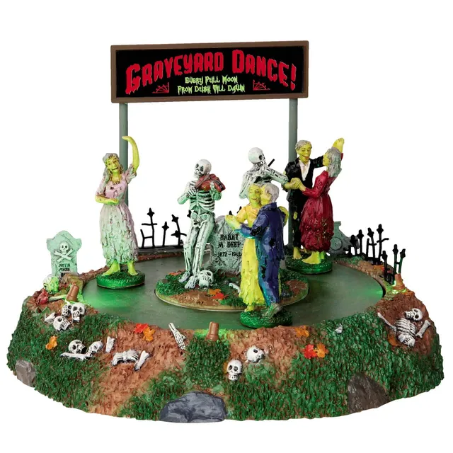 lemax-graveyard-dance-piste-de-danse-anim-e-spooky-town image 1