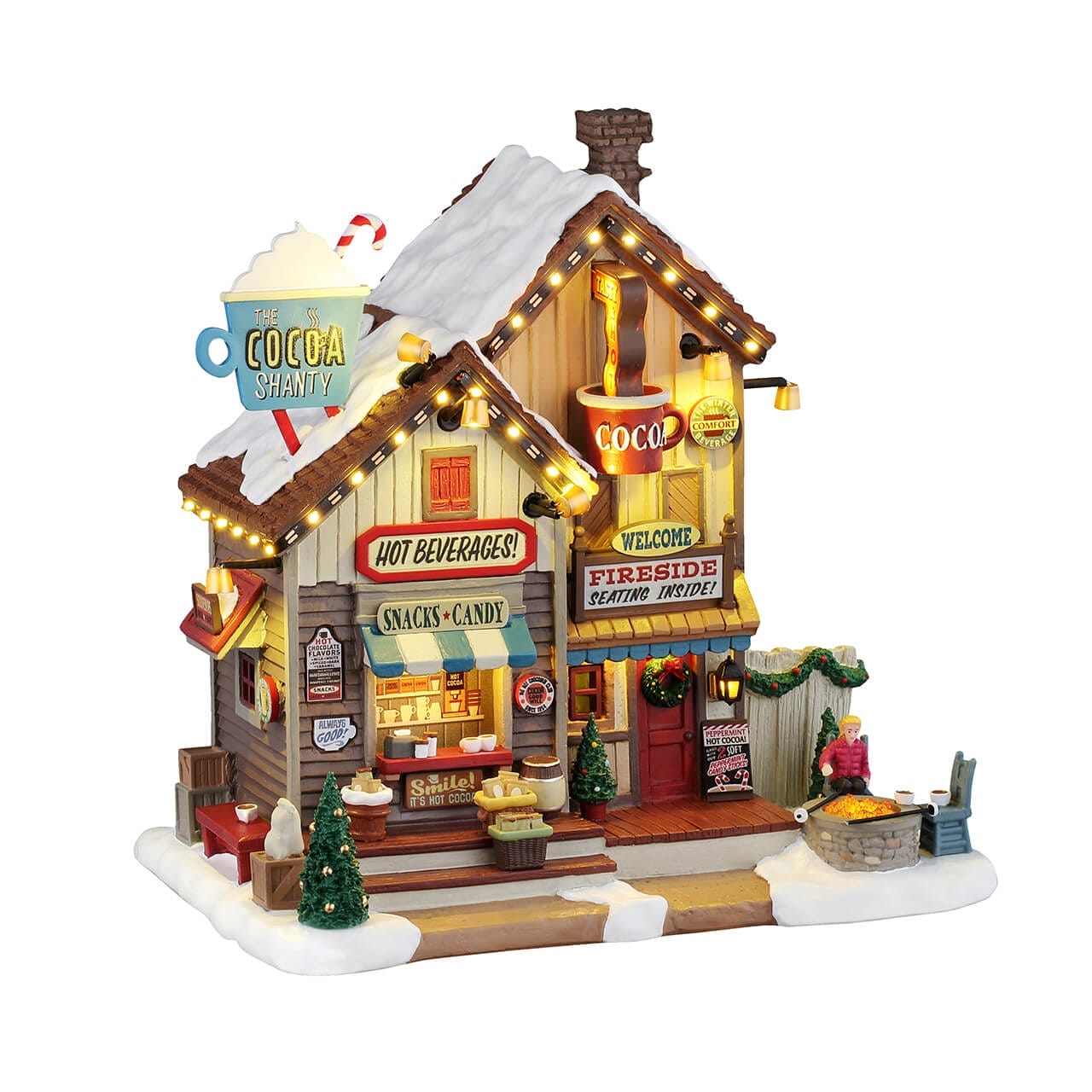 lemax-the-cocoa-shanty-chalet-chocolat-harvest-crossing image 1