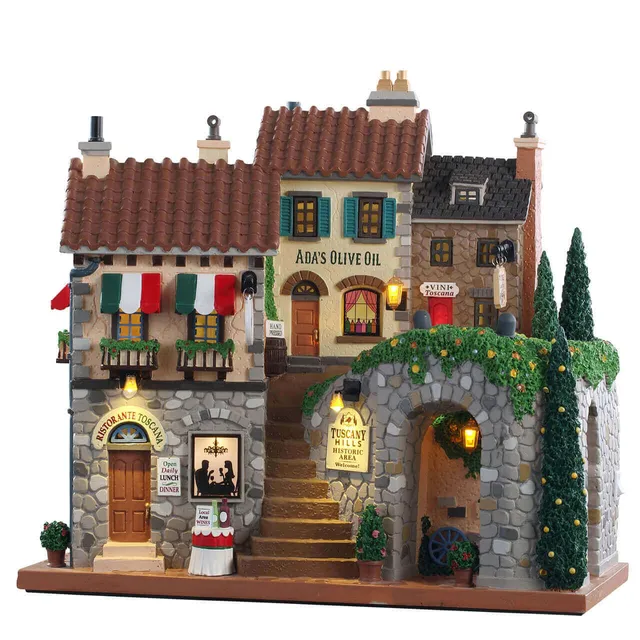 lemax-tuscany-hills-miniature-de-village-lumineuse image 1