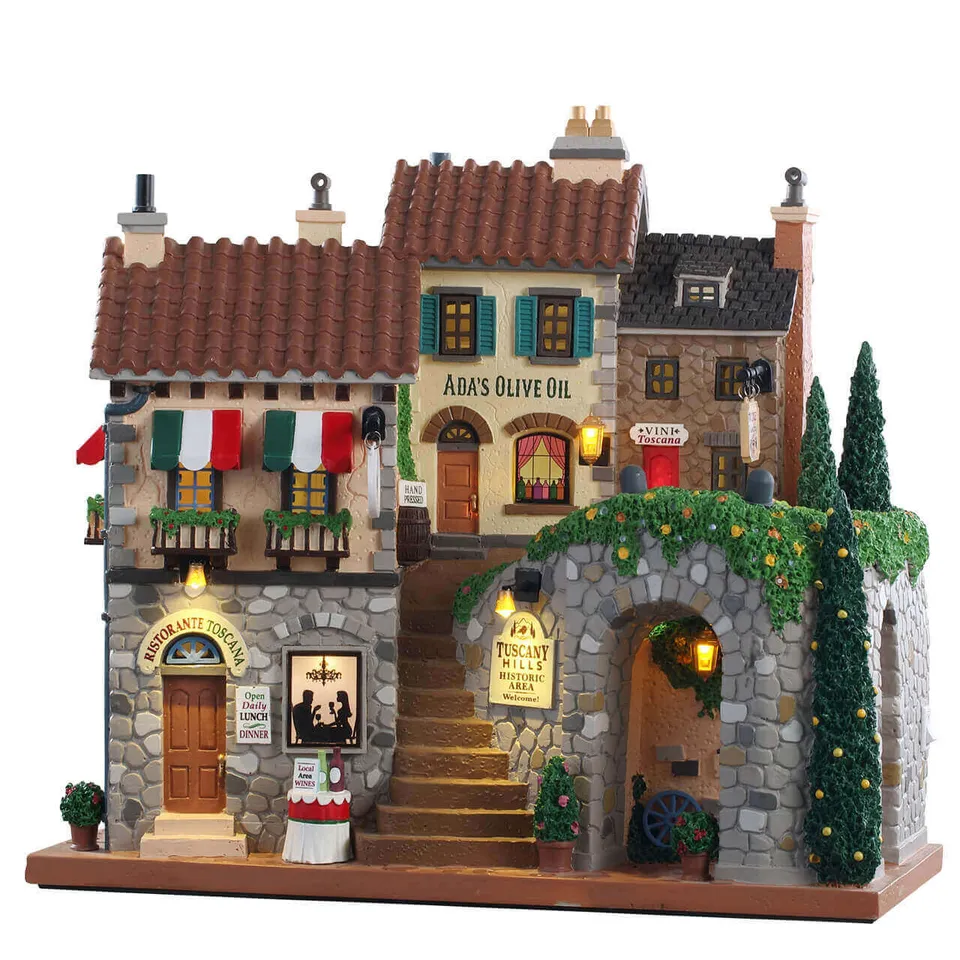 lemax-tuscany-hills-miniature-de-village-lumineuse image 1