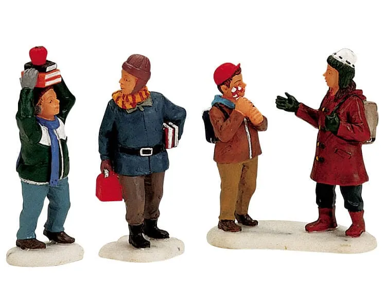 lemax-off-to-school-figurine-miniature-coliers image 1