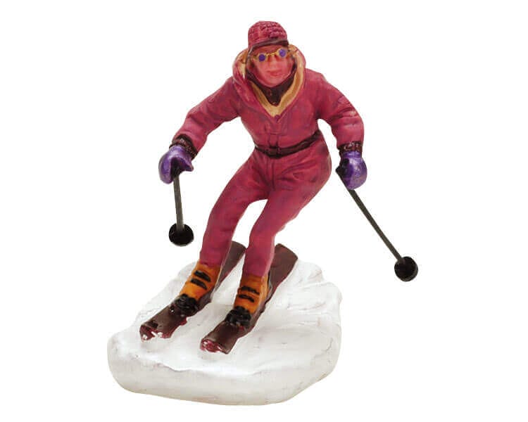 lemax-ski-bunny-figurine-lapin-au-ski-miniature image 1