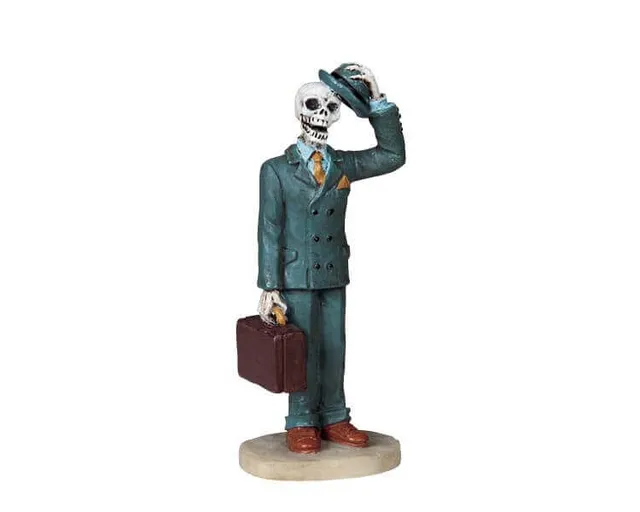 lemax-death-of-salesman-figurine-miniature-spooky-town-halloween image 1