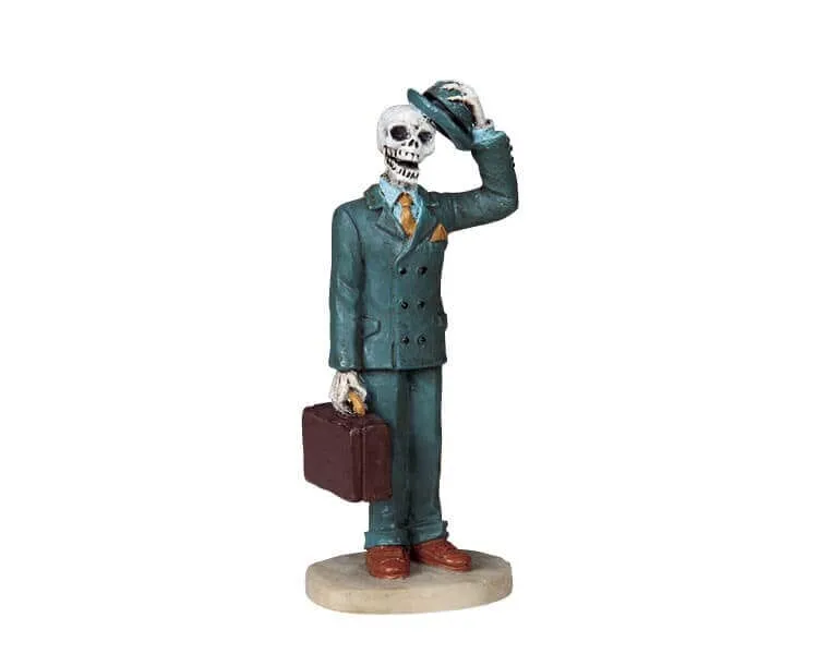 lemax-death-of-salesman-figurine-miniature-spooky-town-halloween image 1