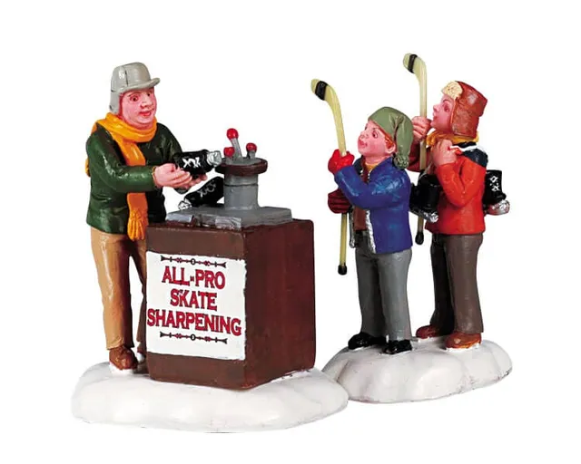lemax-skate-sharpener-figurine-miniature-de-collection image 1