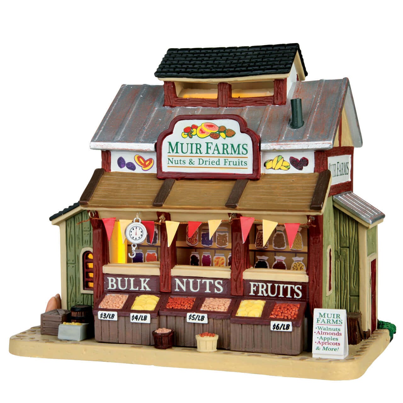 lemax-muir-farms-nuts-dried-fruits-boutique-miniature-de-collection image 1