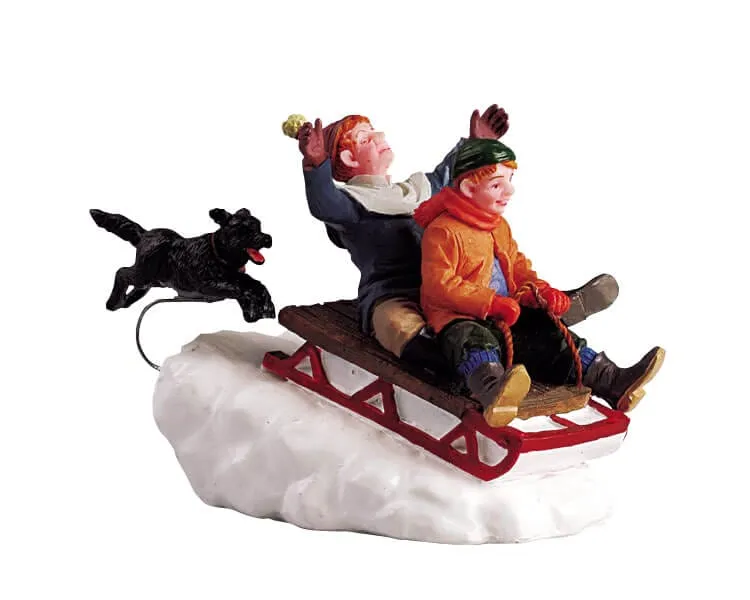 lemax-downhill-fun-figurine-miniature-luge-d-hiver image 1