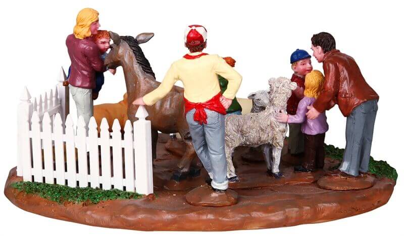lemax-petting-zoo-figurine-miniature-zoo image 3