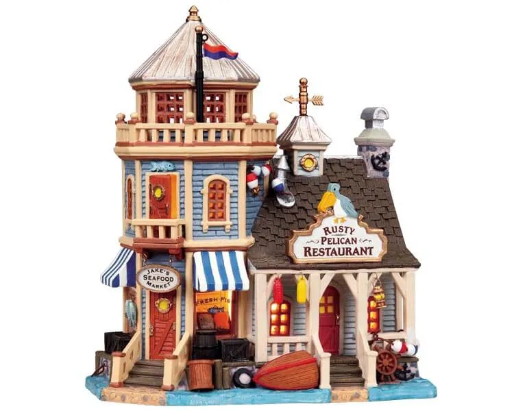 lemax-rusty-pelican-restaurant-market-miniature-bord-de-mer image 1