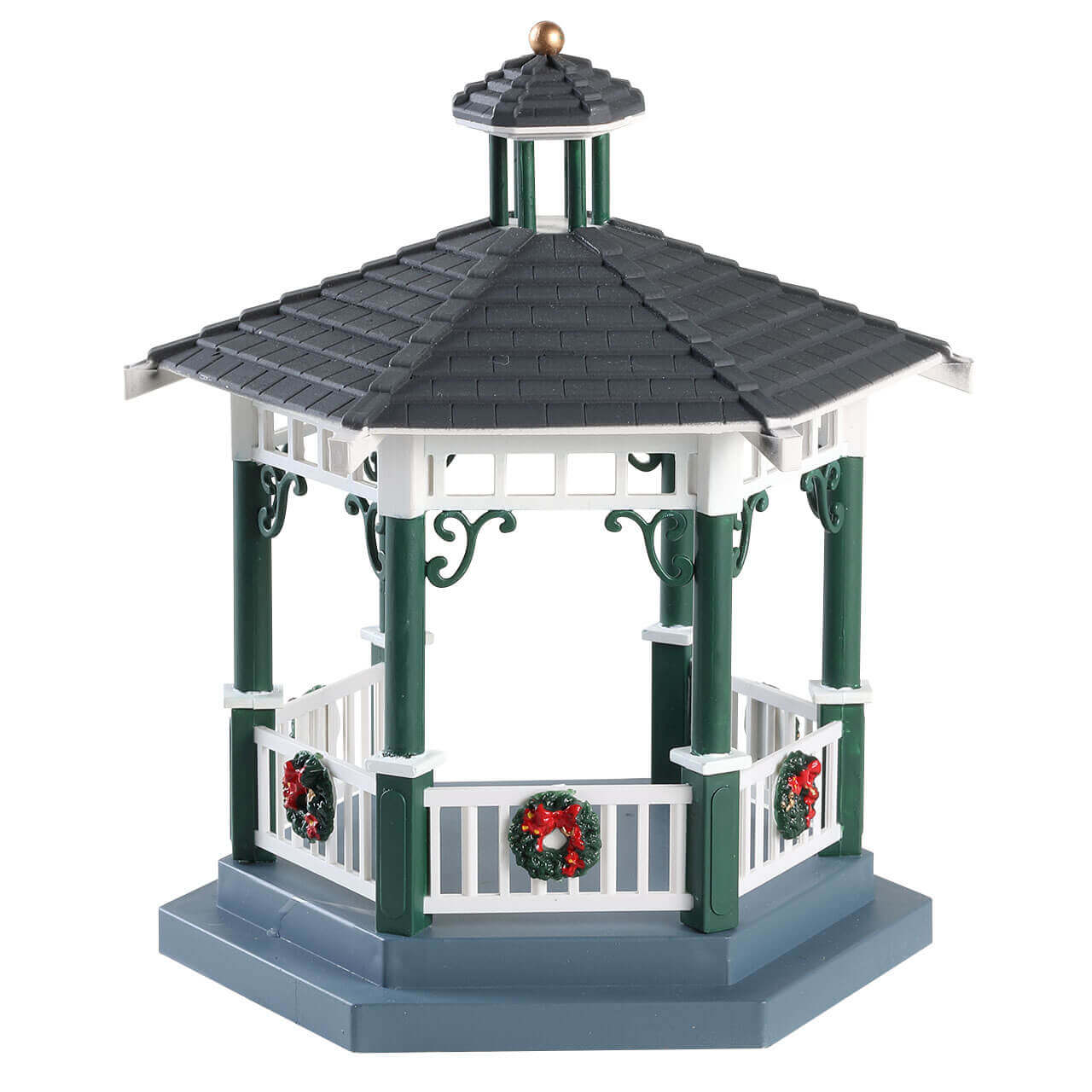 lemax-victorian-park-gazebo-kiosque-miniature-parc-caddington image 4