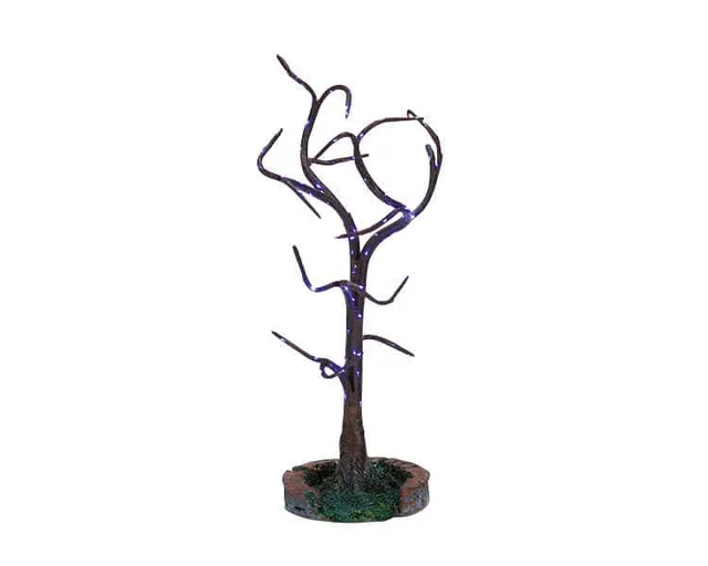 lemax-fibre-optic-tree-small-petit-arbre-fibre-optique-spooky-town image 1
