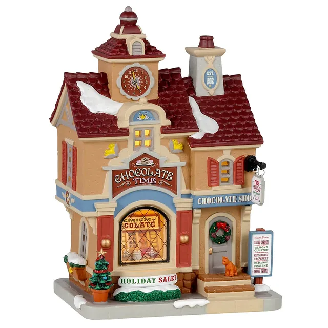 lemax-chocolate-time-boutique-de-chocolats-village-de-no-l image 1