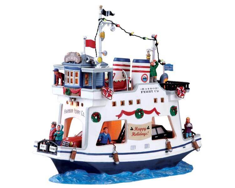 lemax-harbor-ferry-co-b-timent-miniature-portuaire-pour-village image 5