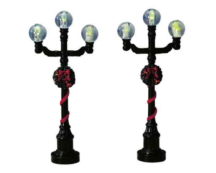 lemax-ball-street-lamp-lampadaire-boule-lumineux image 1