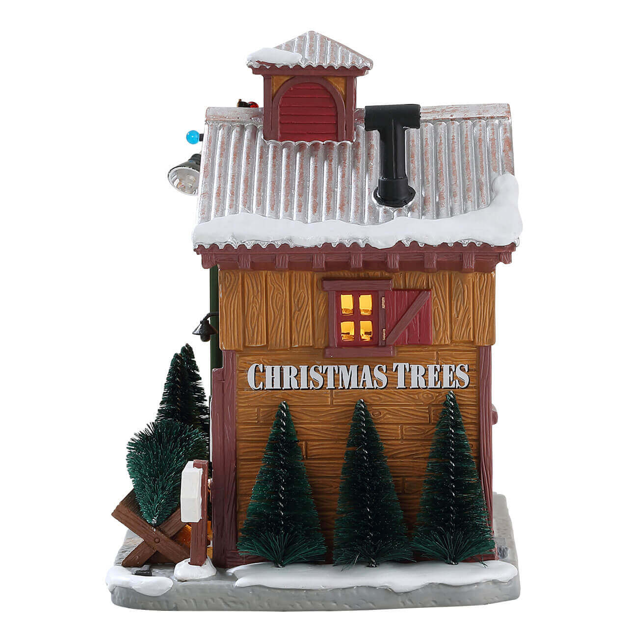 lemax-henrys-christmas-tree-farm-b-timent-miniature-ferme-sapins image 2
