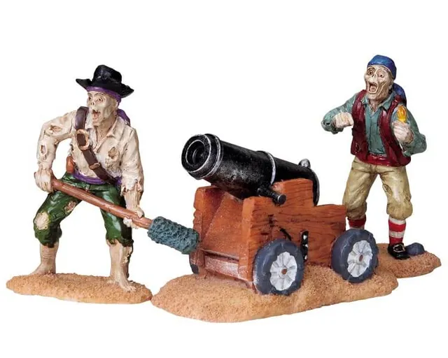 lemax-fire-matey-spooky-town-figurine-miniature-de-collection image 1