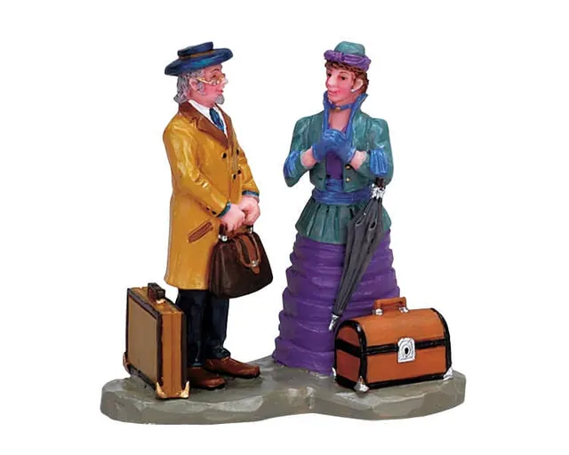 lemax-biding-time-figurine-miniature-village image 1