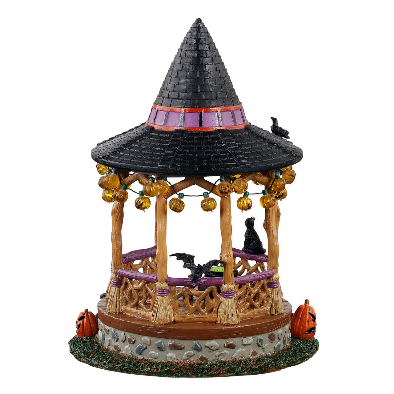 lemax-witch-gazebo-kiosque-d-halloween-spooky-town-miniature image 4
