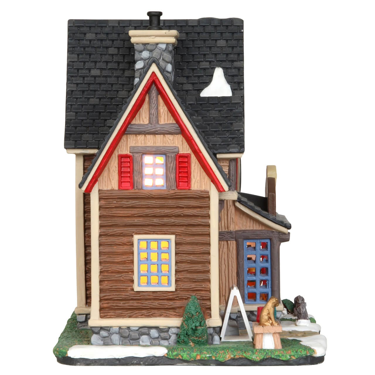 lemax-blue-ridge-gallery-galerie-d-art-miniature-de-village-lumineuse image 2
