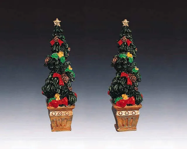 lemax-swirl-shaped-tree-sapin-torsad-miniature-de-no-l image 1