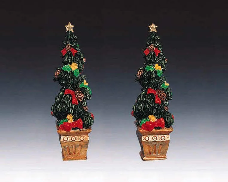 lemax-swirl-shaped-tree-sapin-torsad-miniature-de-no-l image 1