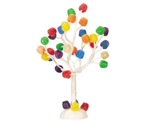 lemax-lighted-gumdrop-tree-arbre-lumineux-bonbon-village image 1