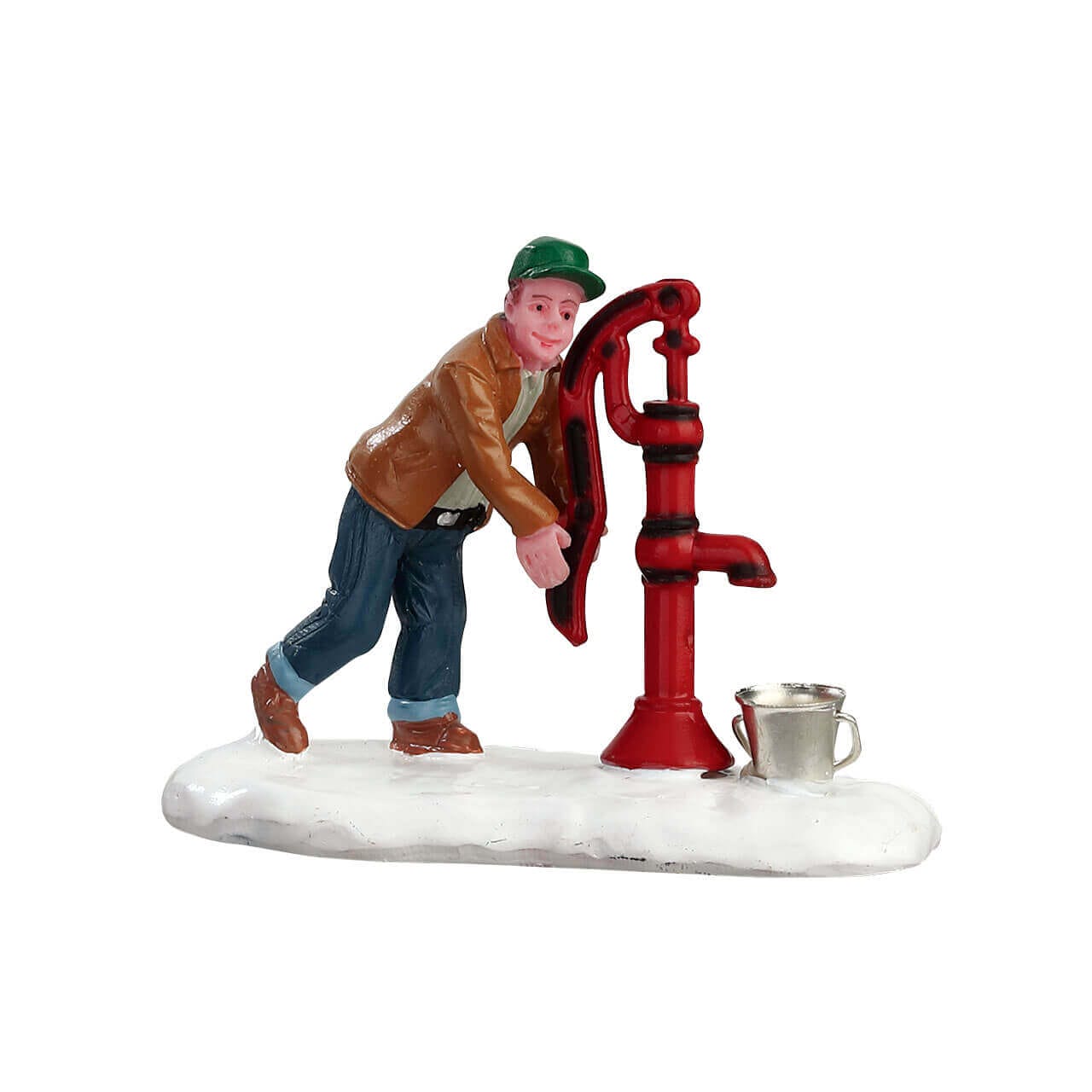 lemax-hand-pump-helper-figurine-miniature-village image 1