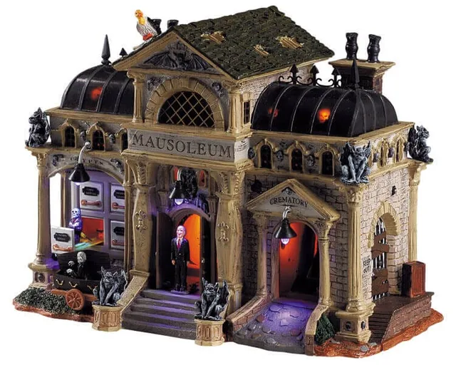 lemax-rest-in-pieces-mausoleum-mausol-e-hant-miniature-spooky-town image 1