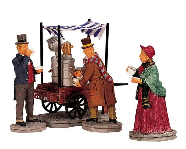 lemax-coffee-stall-tal-miniature-de-collection image 1