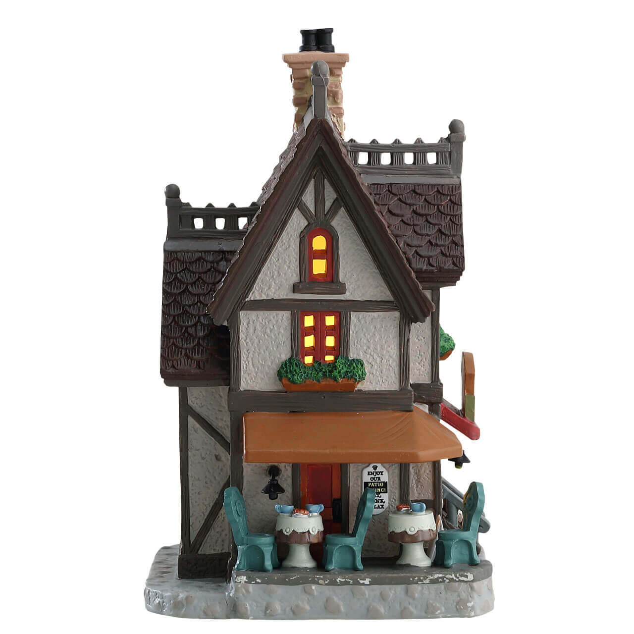 lemax-crepes-croissants-bakery-b-timent-miniature-boulangerie-fran-aise-lumineus image 3