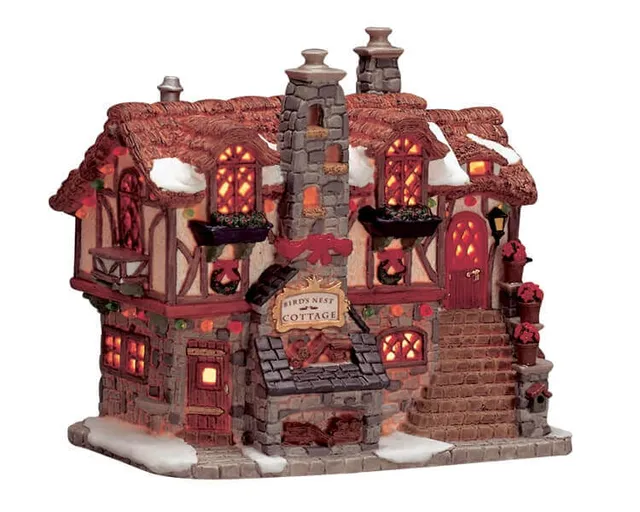 lemax-birds-nest-cottage-maison-miniature-de-village image 1