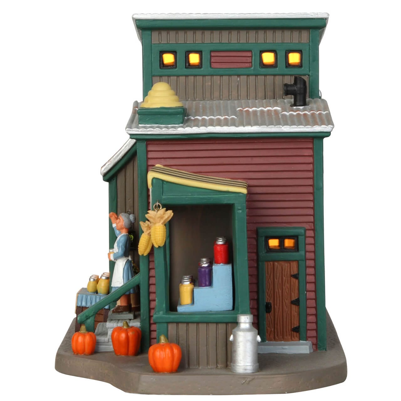 lemax-honey-hill-farm-stand-tal-de-ferme-miniature image 2