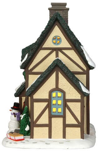 lemax-winter-chalet-maison-village-de-no-l-lumineuse image 2