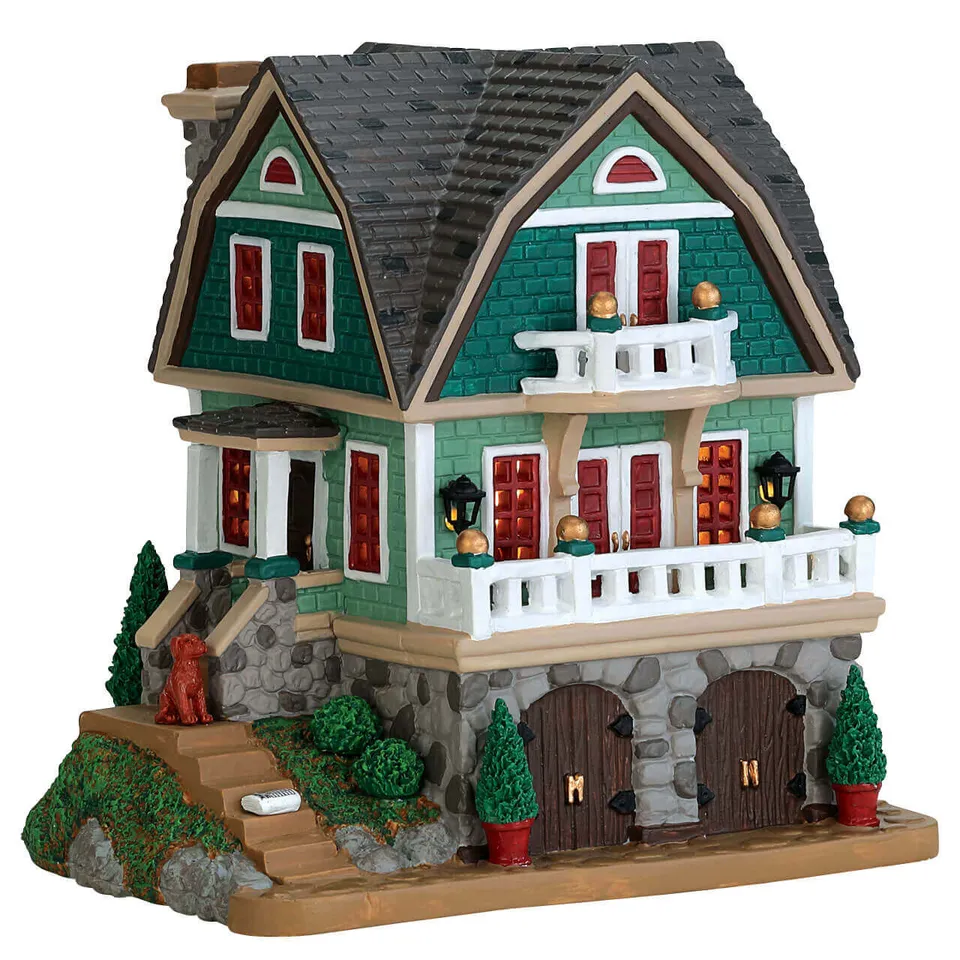 lemax-harrison-residence-maison-de-village-miniature-illumin-e image 1