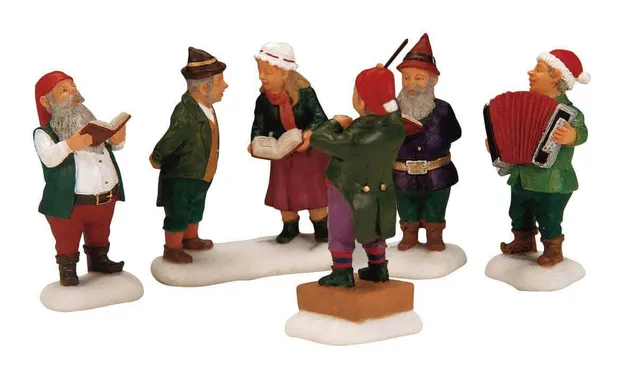lemax-elf-choir-figurine-ch-ur-d-elfes image 1