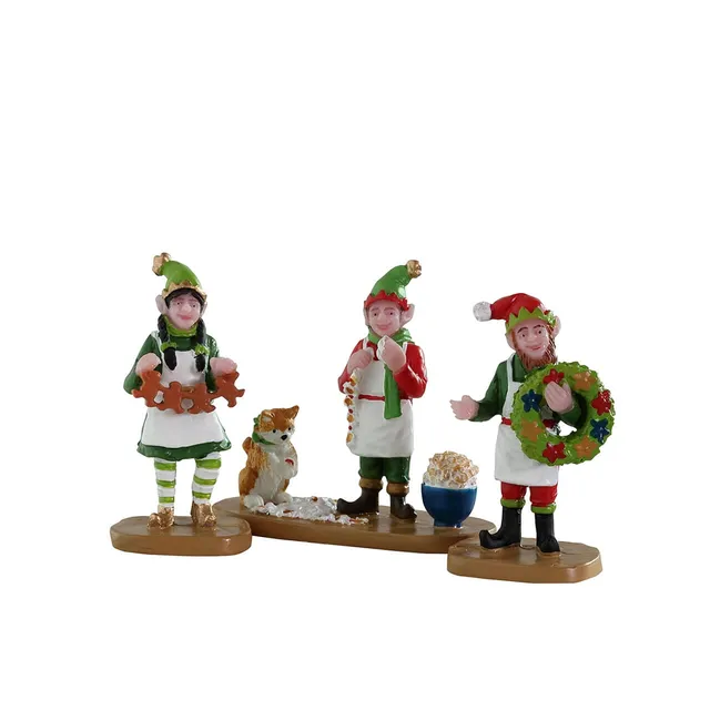 lemax-crafty-elves-figurines-miniatures-santa-s-wonderland image 1
