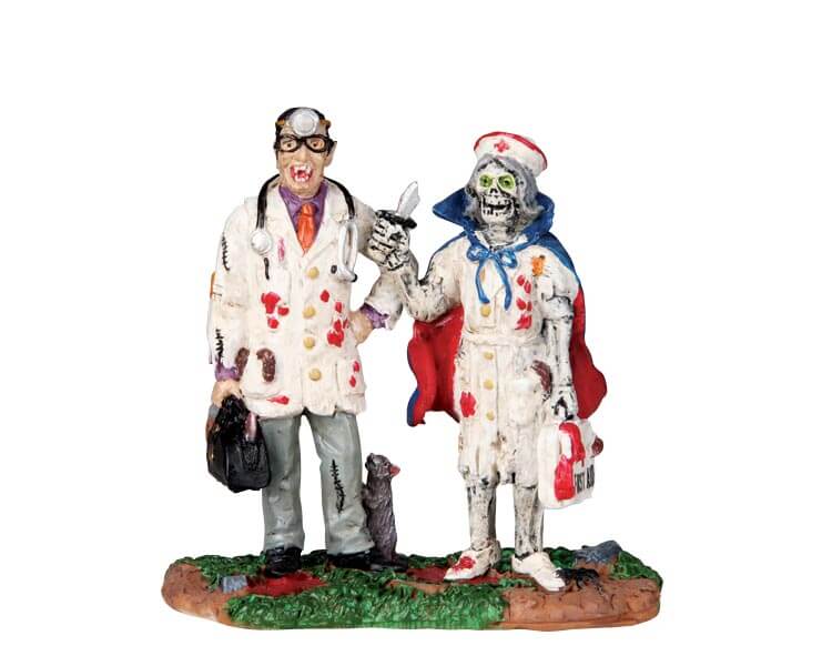 lemax-making-house-calls-figurine-spooky-town-effrayante image 1