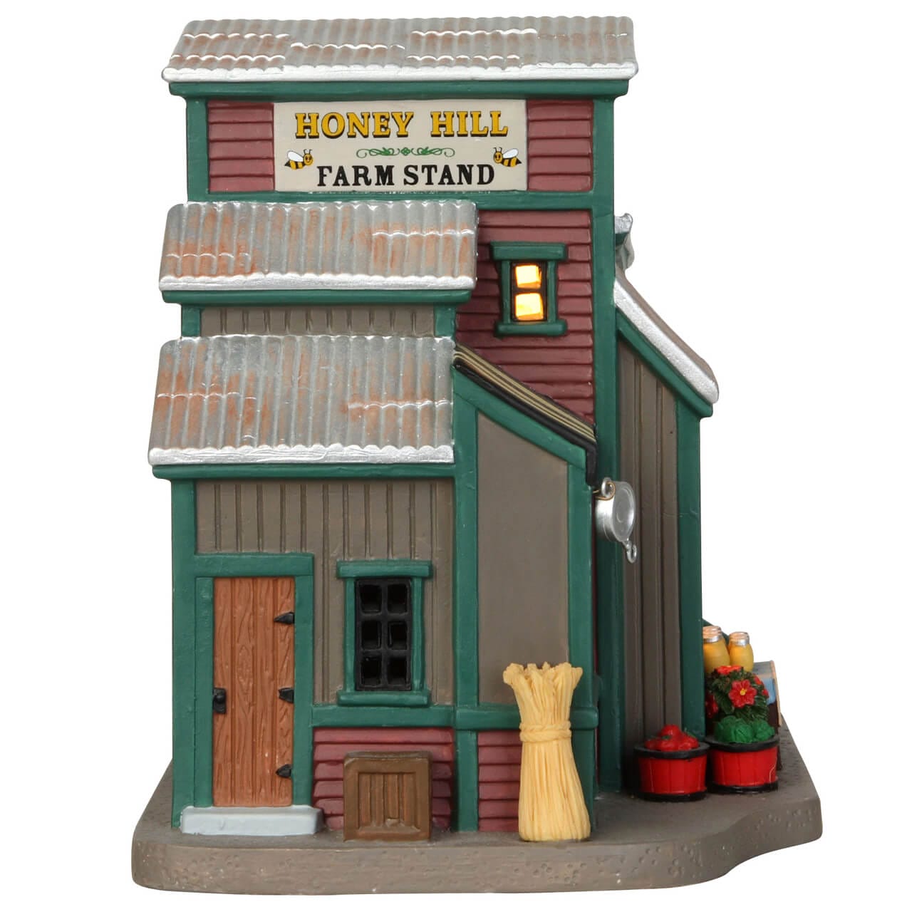 lemax-honey-hill-farm-stand-tal-de-ferme-miniature image 3