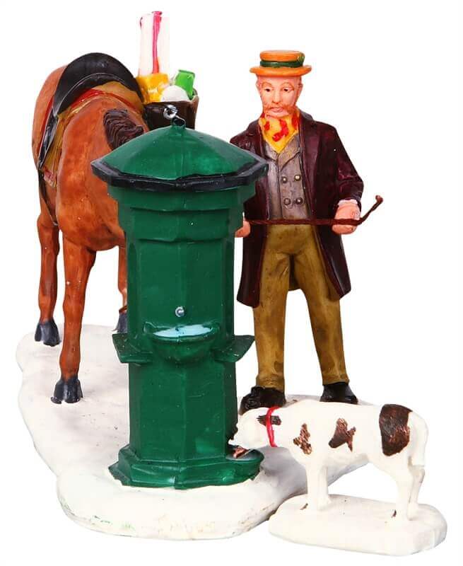 lemax-horse-trough-abreuvoir-chevaux-miniature image 2